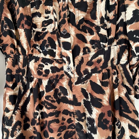 LOVE21 CHEETAH/LEOPARD PRINT DRESS - Picture 5 of 9